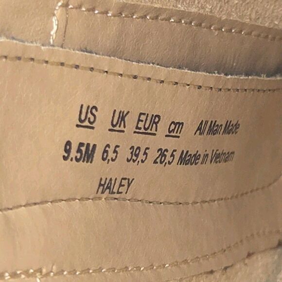 Soul Naturalizer Haley Women 9.5M Black Wedge Ankle Booties Zip Nubuck Style NEW - Picture 4 of 15